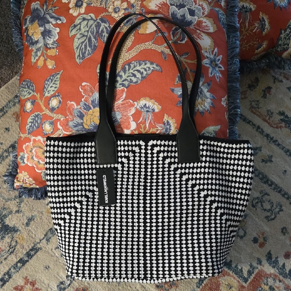 Black and White Tote Bag